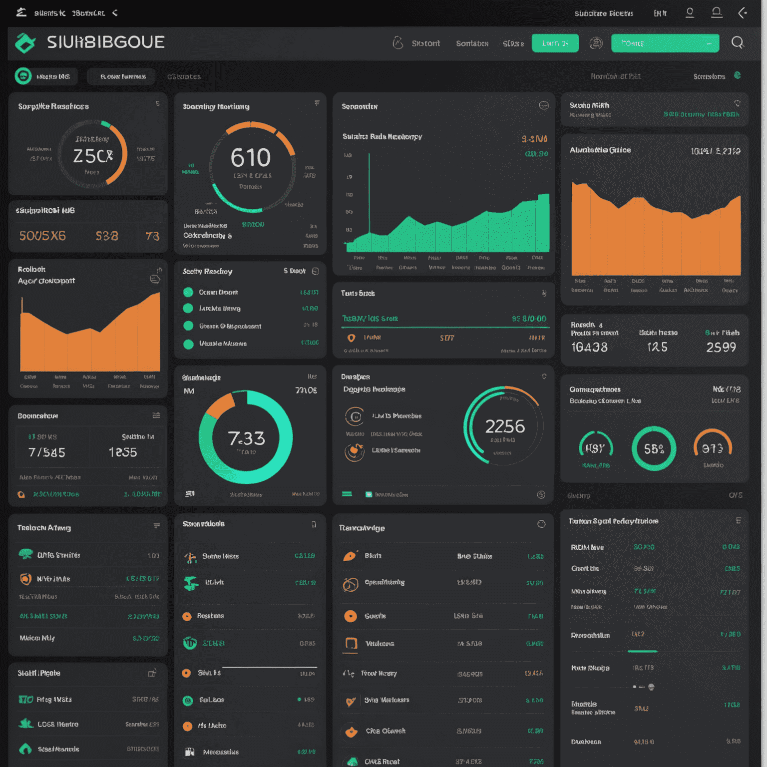 Dashboard showing SuiBridge's real-time transaction monitoring interface with various security metrics and alert systems